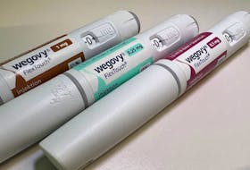 Injection pens of Novo Nordisk's weight-loss drug Wegovy are shown in this photo illustration in Oslo, Norway, November 21, 2023.