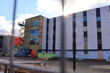 The Pictou NSCC student housing is making good progress, with the siding expected to be finished the end of this month. Students are expected to be able to move into the 50 rooms being built by Fall 2024. ANGELA CAPOBIANCO