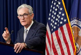 Federal Reserve Chair Jerome Powell answers a question during a press conference at the Federal Reserve in Washington, U.S., November 1, 2023.