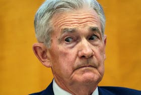 Federal Reserve Chair Jerome Powell reacts to introductory remarks before speaking on "Monetary Policy Challenges in a Global Economy" during the international Monetary Fund's (IMF) annual research conference on "Global Interdependence" in Washington, U.S., November 9, 2023.