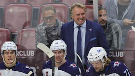 Winnipeg Jets head coach Rick Bowness coaches against the Florida Panthers in his return to the bench on Nov. 24 in Sunrise, Fla. - Sam Navarro / USA Today Sports