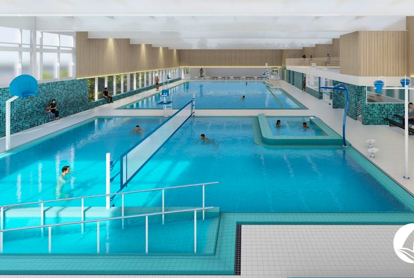An aquatics centre is a major aspect of the expansion coming for the Mariners Centre. CONTRIBUTED