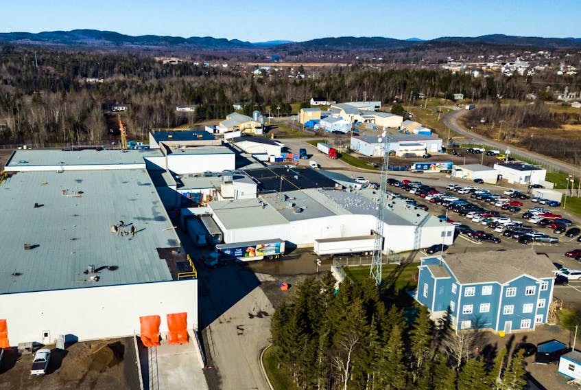 Cooke Aquaculture's expansion to its True North Seafoods plant in the St. George industrial park included a new 65,000 square-foot processing building as well as a new 13,880 square-foot freezer building, according to Vice President Joel Richardson.