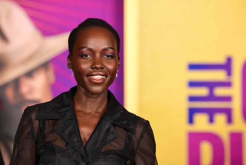 Lupita Nyong'o attends a premiere for the film "The Color Purple" in Los Angeles, California, U.S., December 6, 2023.