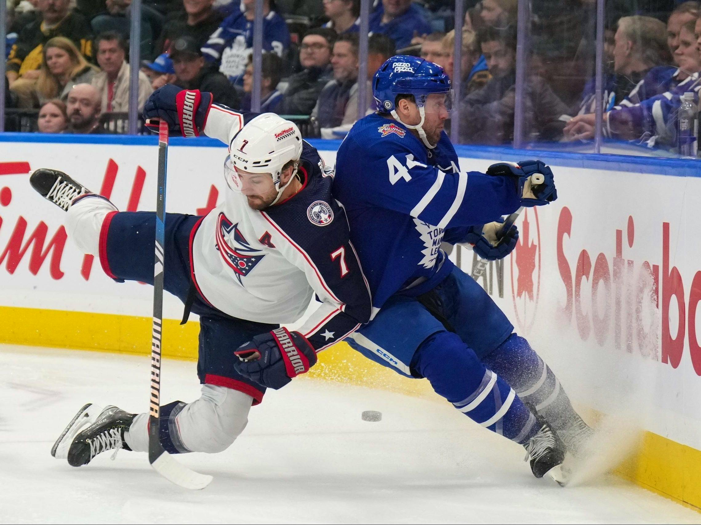 NHL scores: Russell scores on own net as Leafs beat Oilers