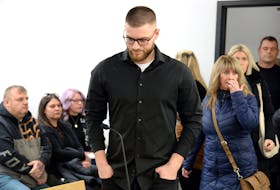 Joshua Burt arrives in Provincial Court Thursday for his sentencing hearing in the drunk driving death of Brad Kerrivan.

Keith Gosse/The Telegram
