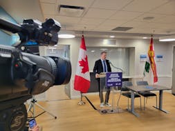 Federal Health Minister Mark Holland and P.E.I. Health Minister Mark McLane announced the signing of a three-year, $94 million health care bilateral agreement between the two levels of government on December 19, 2023. - Stu Neatby