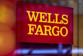A Wells Fargo logo is seen in New York City, U.S. January 10, 2017.