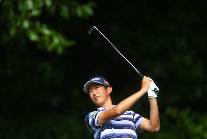 Golf - European Tour - BMW PGA Championship - Wentworth, Virginia Water, Britain - September 16, 2023 Japan's Rikuya Hoshino in action during the third round Action Images via Reuters/Paul Childs/File Photo