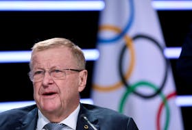 International Olympic Committee (IOC) Vice President John Coates attends the final day of the 139th IOC Session at Olympic House in Lausanne, Switzerland, May 20, 2022.