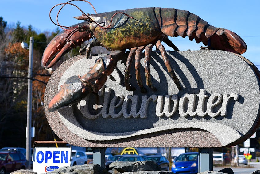 Clearwater Seafood sign on Bedford Highway in Bedford, N.S. FILE