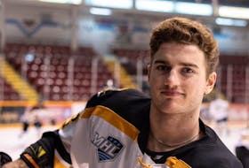 Ryan Hackett of the Cambellton Tigers is one of four MHL players selected to represent Team Canada East at the 2023 World Junior A Challenge from Dec. 10-17 in Truro, N.S. - Cambellton Tigers Facebook