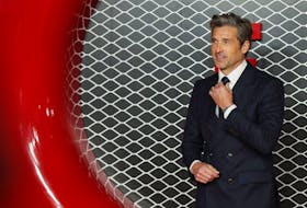 Cast member Patrick Dempsey arrives for the red carpet of the London Premiere of the film 'Ferrari' in London, Britain, December 4, 2023.