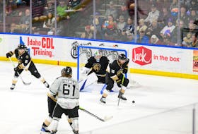 The Newfoundland Growlers return home this week and welcome the Maine Mariners to the Mary Brown’s Centre in St. John’s for a three-game series starting on Dec. 8. Photo courtesy Idaho Steelheads