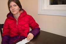 Rebecca Smith thought there would be some extra money in her food budget when she managed to get into social housing in Glace Bay but the cost of living has cut into that notion. BARB SWEET/CAPE BRETON POST
