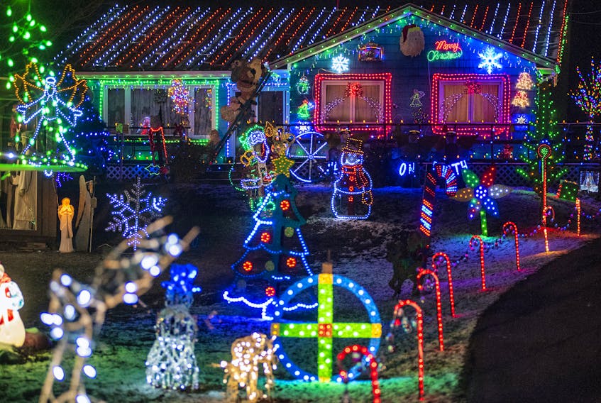 James Gallant’s home in North Rustico is a must-stop for people who enjoy driving around and looking at lights this time of year. - Brian McInnis/Special to SaltWire Network
