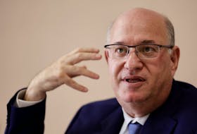 President of the Inter-American Development Bank, Ilan Goldfajn, speaks during a interview with Reuters on the third day of the annual meeting of the International Monetary Fund and the World Bank, in Marrakech, Morocco, October 11, 2023.