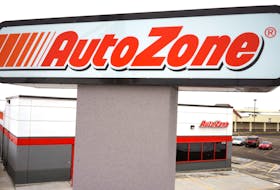 A customer leaves the AutoZone store in Broomfield, Colorado March 3, 2015. AutoZone Inc. reported Q4 2014 results on Tuesday. 