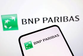 BNP Paribas Bank logo is seen in this illustration taken March 12, 2023.