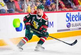 Upper Tantallon native Jake Furlong was one of four Halifax Mooseheads named to the Canadian world junior team tryout roster on Tuesday. - QMJHL