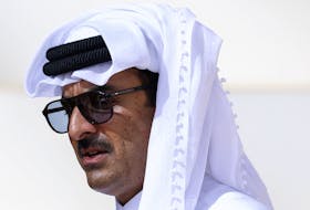 Qatar's Emir Sheikh Tamim Bin Hamad Al Thani attends the United Nations Climate Change Conference (COP28) in Dubai, United Arab Emirates, December 1, 2023.