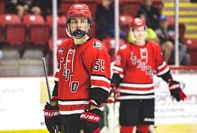 Simon Mullen, a third-year defenceman with the Truro Bearcats, will play for Team Canada East at the upcoming World Junior A Hockey Challenge in Truro. - Nick Gaines