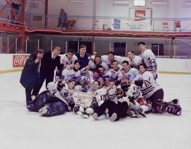 The Glace Bay Panthers won the inaugural Panther Classic high school hockey tournament in 1997. Because of a cancellation due to the COVID-19 pandemic, this year marks the 25th anniversary of the Panther Classic event. Members of the team, not in order, Adam Shibinette, Jackie Ford, Jeff Buchanan, Chad Taylor, Allan Yorke, Freddie Currie, Kevin Andrews, Brian Gills, Scott Devereaux, Craig Kelloway, Seamus Dixon, Brad Lynk, Kenny Briggs, Liam Gallagher, Brad Maxner, Blair MacInnis, Aaron Melnick, Christian Gallagher and Terry Cuzner. The team’s coaching staff were Gary King (head coach), Barry Verbeski (assistant coach) and S. MacNeil (manager). CONTRIBUTED/BARRY VERBESKI
