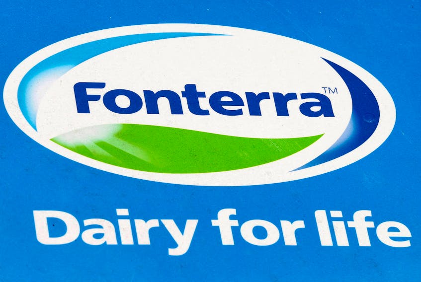The Fonterra logo is seen near the Fonterra Te Rapa plant near Hamilton Aug. 6, 2013.