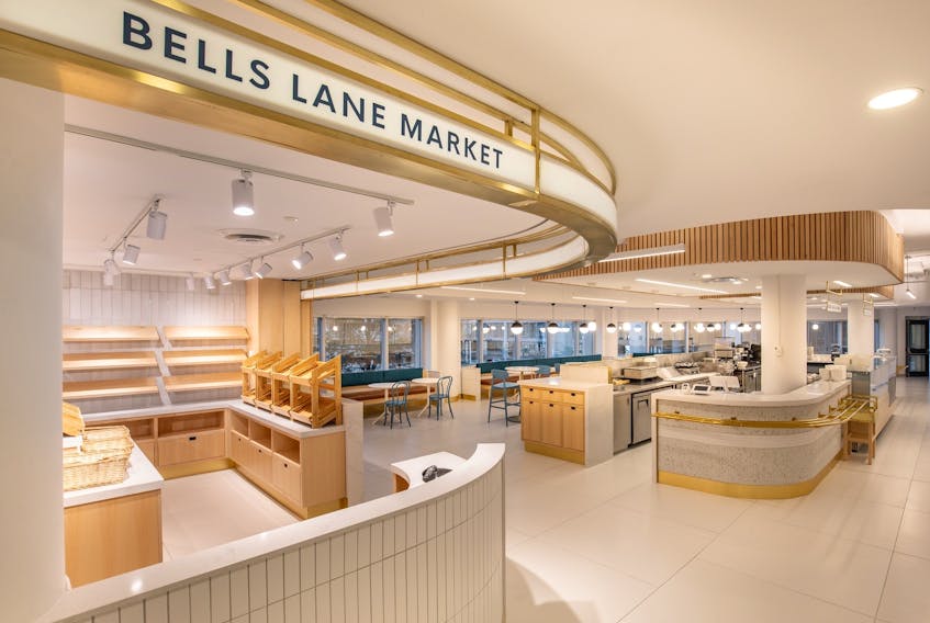 Bells Lane Kitchen, a new food hall which will open Monday at the Purdy’s Wharf office complex in downtown Halifax, is named after a street that was cleared with the development of Cogswell Interchange. - Contributed