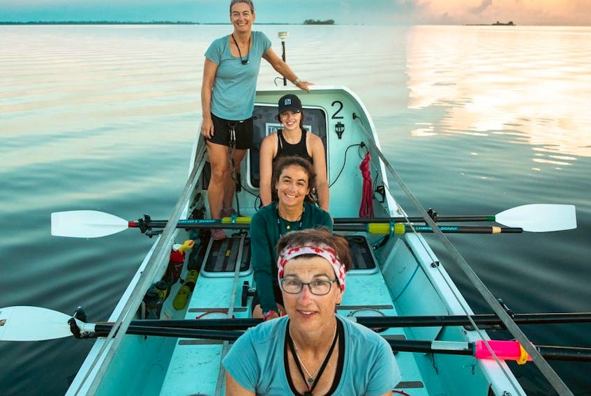  Four marine biologists with ties to the University of B.C. will race 5,000 kilometres across the Atlantic Ocean to raise money for ocean conservation. Photo: Lindsey Hawkins Stigleman/UBC