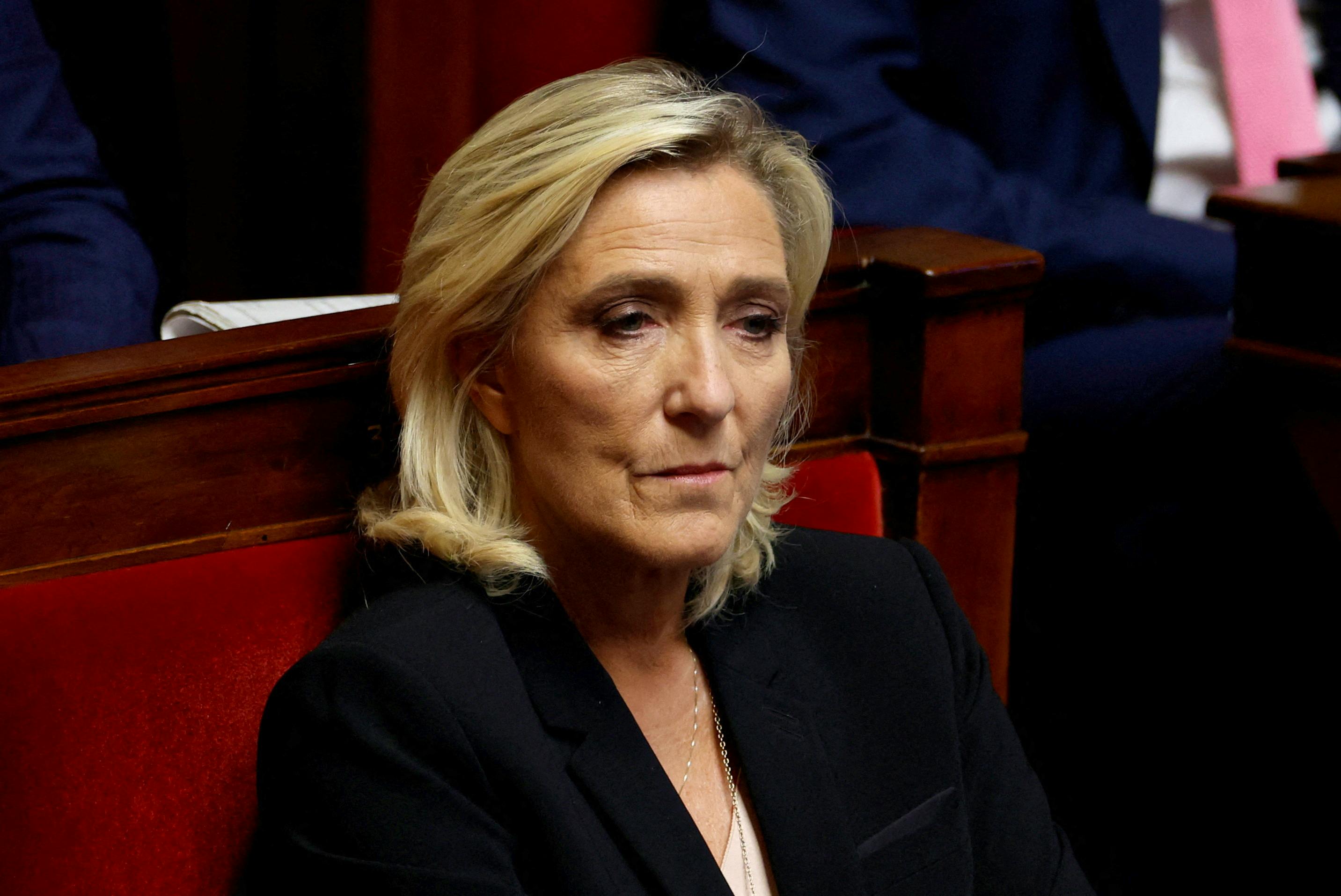 National Front Leader Marine Le Pen Breaks With Father Over