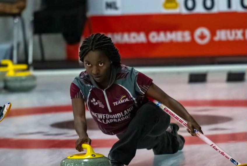 In the past, Sitaye Penney has spearheaded a program to get young BIPOC people in St. John’s involved in curling. As a black teenager, it is important to her that they see people that look like them at the curling club. Contributed photo
