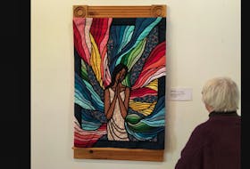 Amelda’s Prayer is part of the Secret Codes quilt exhibit at the Yarmouth County museum during Black History Month. Based on a David Woods drawing, the quilt was made by Andrea Tsang Jackson of Halifax. CONTRIBUTED
