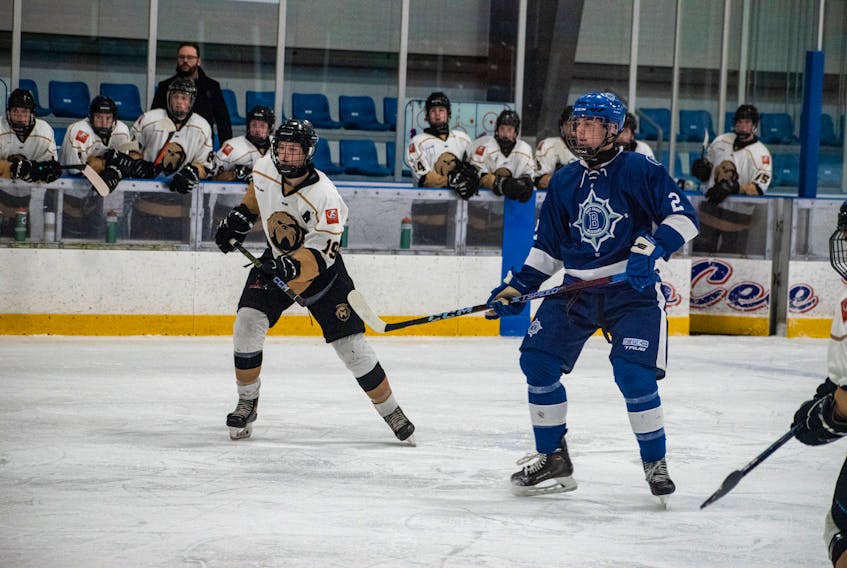The Pinnacle Growlers and the East Coast Blizzard will host the first two games of their respective semifinal series as playoff action gets underway in the Newfoundland and Labrador under-18 Major Hockey League this weekend. Photo courtesy Nathan Edwards