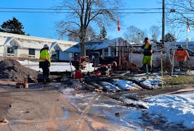 A water main break shut down a part of North River Road on Feb. 1, causing some traffic congestion along one of the main routes into Charlottetown. The break happened between Seaview Boulevard and Belvedere Avenue, causing traffic to be detoured through nearby neighbourhoods. A spokesperson for the City of Charlottetown said the work was expected to keep the road closed for the morning. Cody McEachern • The Guardian