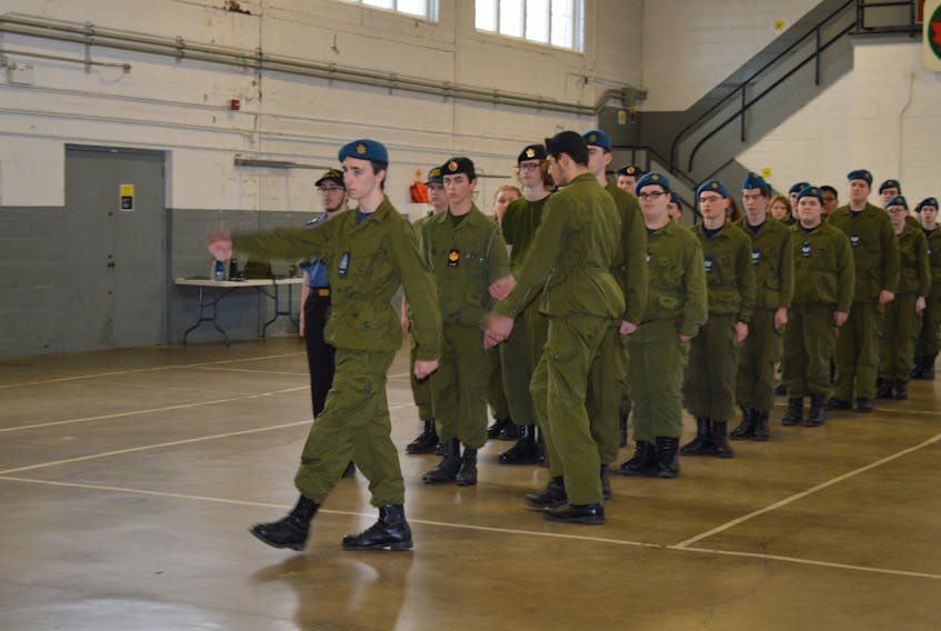 Cape Breton cadets brushed up on their skills this weekend during a training session in Glace Bay.