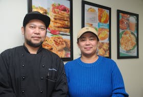 Husband and wife business team Renato and Angellette Del Carmen serve up street food with a southeast Asian flare at Gian's Kitchen in St. John's. — Andrew Robinson/The Telegram