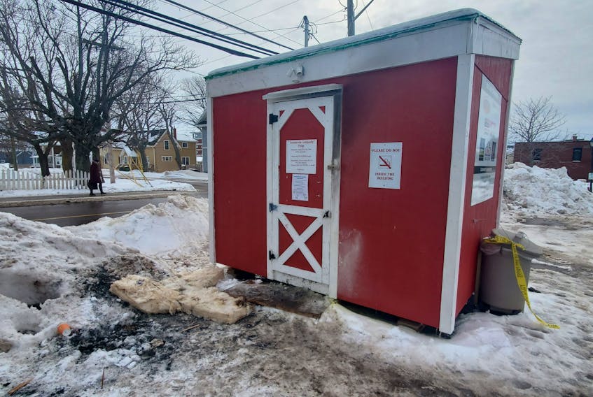 The Summerside Community Fridge was damaged by fire on the night of Feb. 11. The cause is still under investigation and the service remains closed until further notice. Colin MacLean