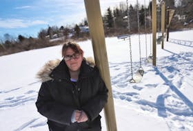 Former Bluenose Motel resident, Brandy McGuire, recently won a decision against the owner of the property concerning the eviction from the motel…she is seen in a Lower Sackville park Wednesday February 15, 2023.

TIM KROCHAK PHOTO