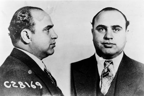 Irene and Michael Moro moved next  door to infamous mobster Al Capone, above,  in Cicero, Illinois. - Contributed