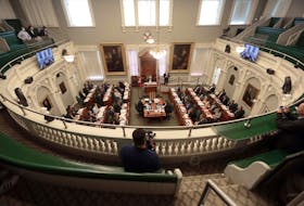 Oct. 13, 2022--Speaker of the House Keith Bain presides over the opening session of Province House Thursday.
ERIC WYNNE/Chronicle Herald