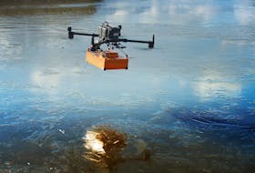 An Altomaxx drone equipped with ground penetrating radar. With this technology the N.L. company worked with First Nations in Western Canada to find the unmarked graves of residential school children.