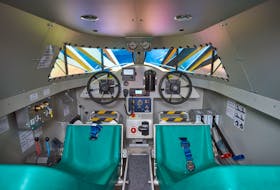 Virtual Marine's free-fall lifeboat simulator. — Contributed
