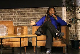 Abieyuwa Edegbe discusses her experiences as a Black post-secondary student. She was part of a panel hosted be the Black Cultural Society of P.E.I. at the UPEI Fox & Crow. George Melitides • The Guardian