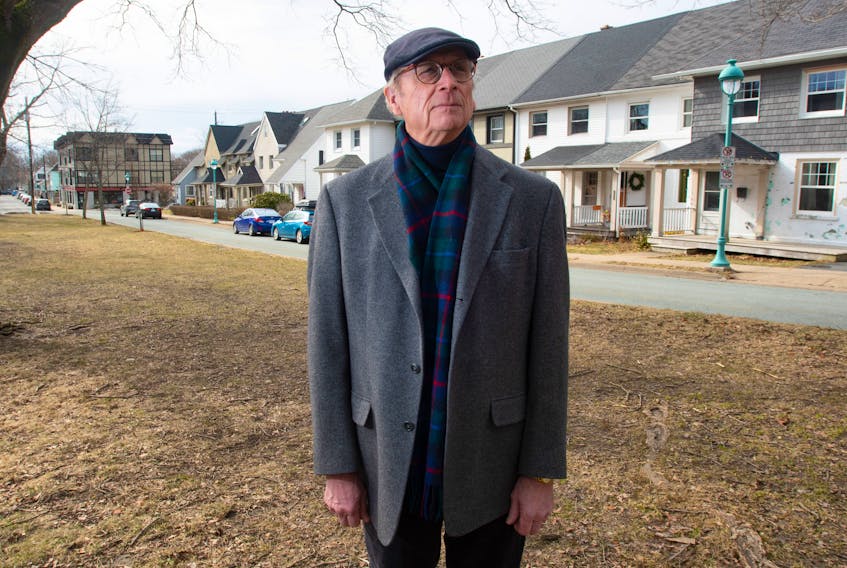 Bill Stewart from the group Neighbours Speak Up poses for a photo in the Hydrostone neighbourhood on Tuesday, Feb. 21, 2023.
Ryan Taplin - The Chronicle Herald