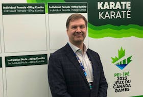 Karate Canada president Craig Vokey is thrilled with how everything is going at the 2023 Canada Winter Games in Prince Edward Island. This week marked karate’s debut at the Canada Games. Jason Simmonds • The Guardian