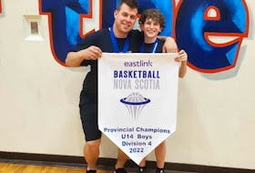 Brandon MacInnis coached Jaime Harvey’s son Koben since he was a youngster involved in the Tiny Tots basketball program. She describes MacInnis as “a wonderful human” who is patient and kind. She doesn’t understand how Hantsport School could fire him as the junior boys’ coach.
