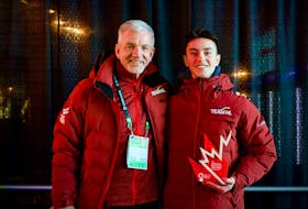 Team N.L. gymnast Gabe Flynn earned the Pat Lechelt True Sport Award during the 2023 Canada Winter Games in Charlottetown, P.E.I.