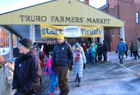 Nearly one hundred people participated in the Coldest Night of the Year walk.