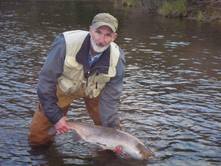 Bill Haley is the former president of the Margaree Salmon Association. He's very interested in helping spread the word to keep the Margaree River and its salmon healthy. BILL HALEY